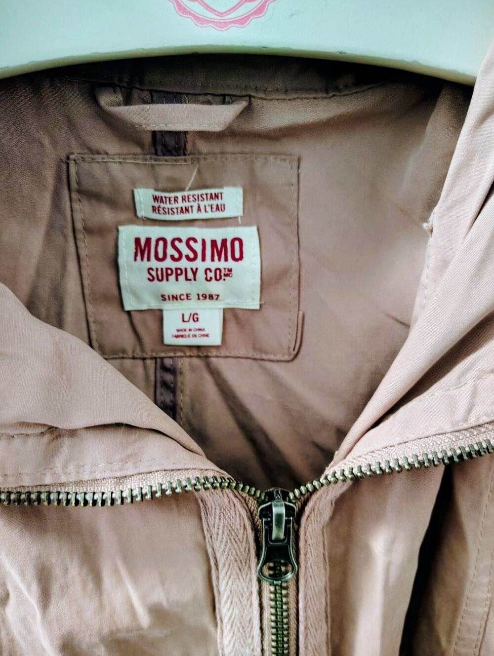 Mossimo Supply Co Women's Rose Rain Jacket Size L
